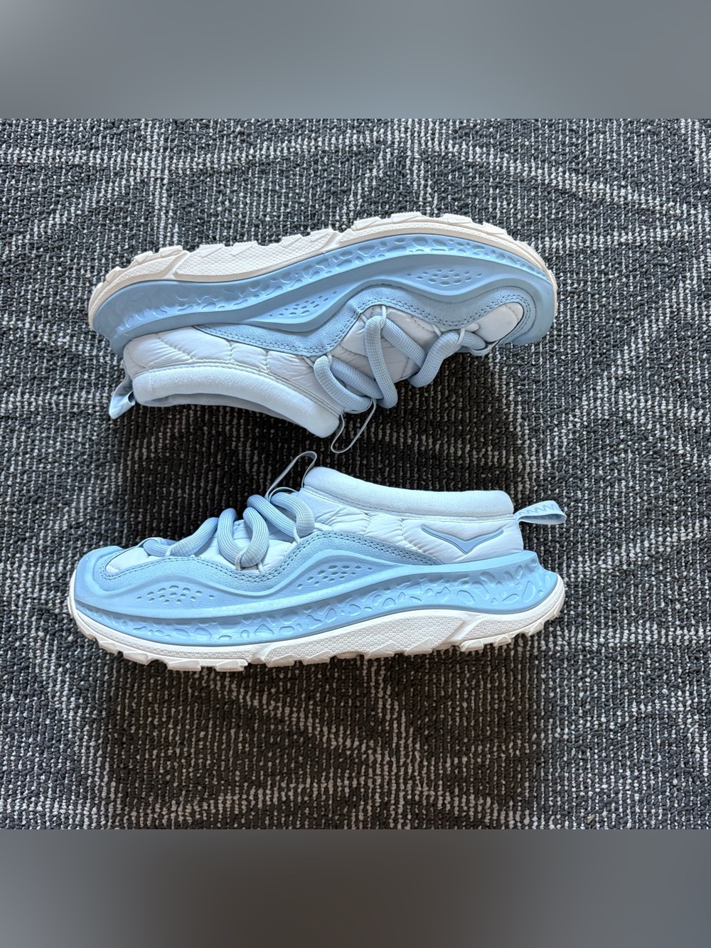 Hoka One One Ora Primo in Overcast Drizzle Blue Women’s Size 9 Chunky Puffy